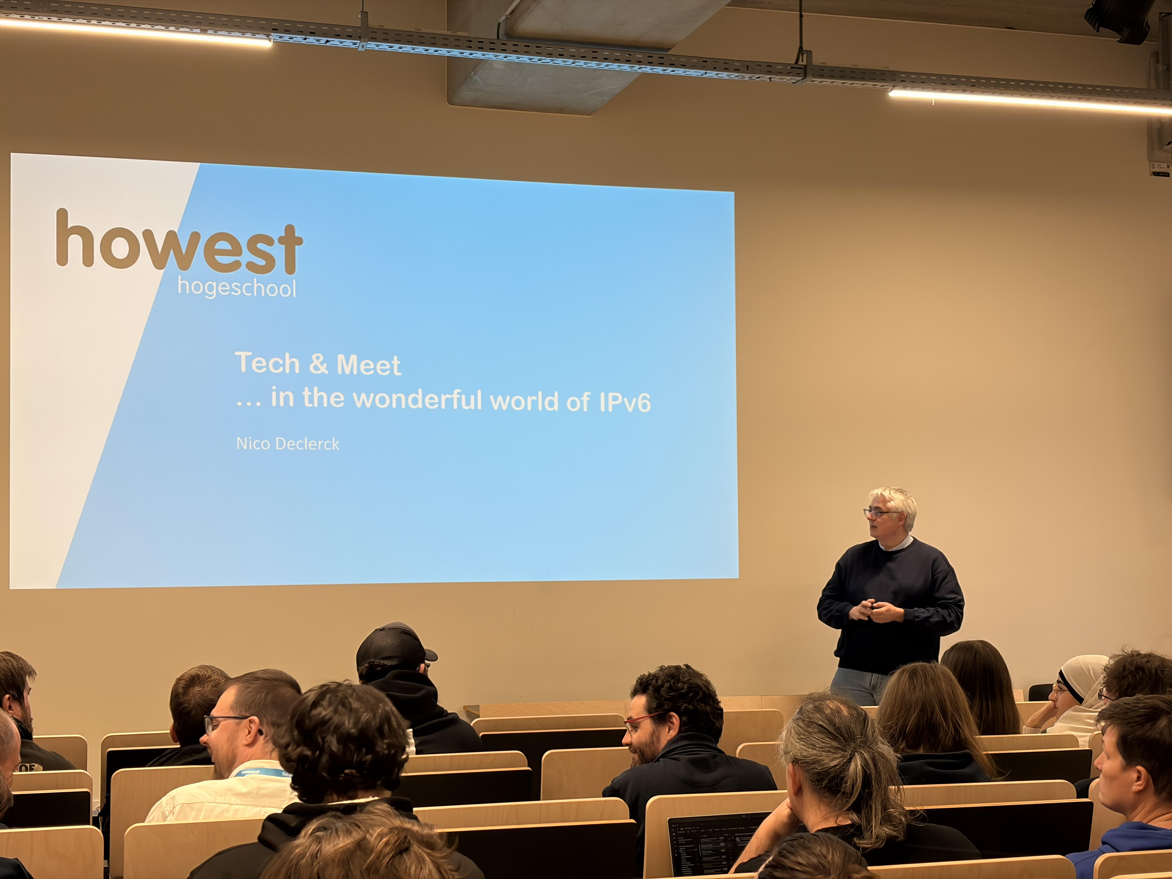 Nico Declerck IPv6 session